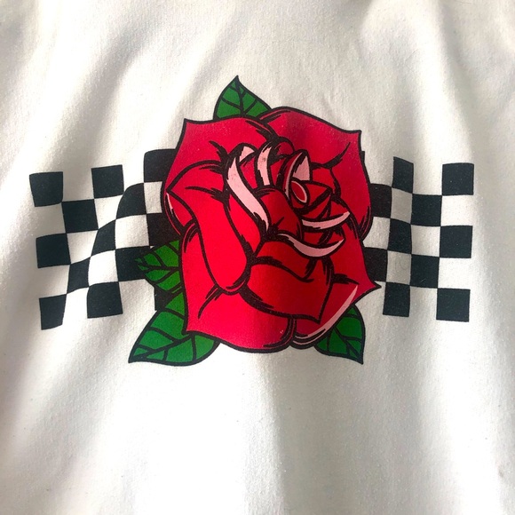 Artist Union Clothing Co. Other - Artist Union Checkered Rose Sweatshirt